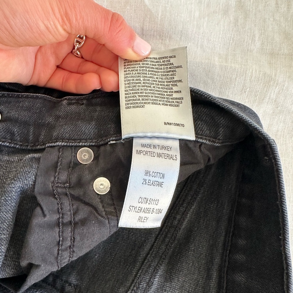 Agolde Riley High Rise Straight Crop Jeans - Picture 6 of 7